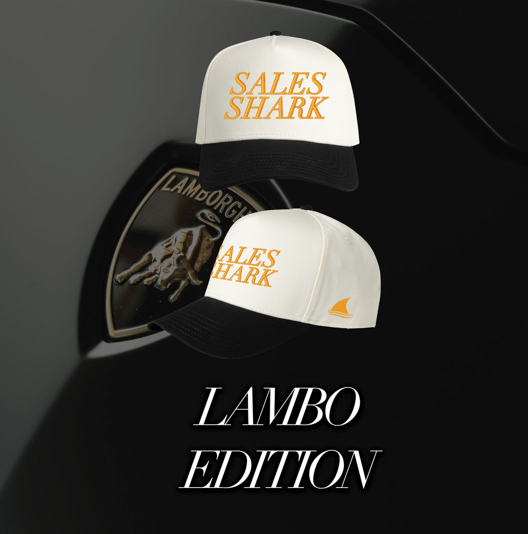 Lambo Edition Sales Shark Curved Brim Snapback